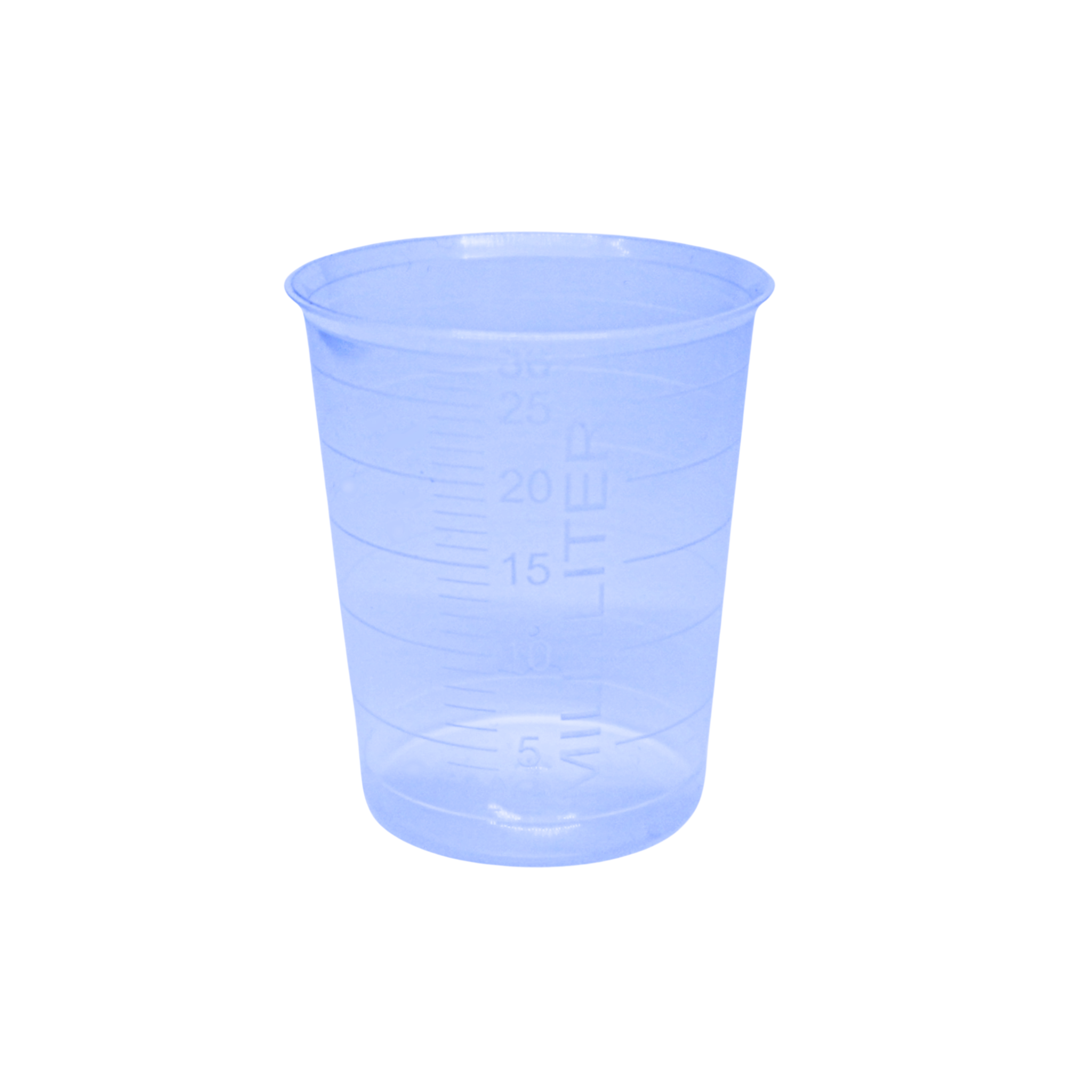 Medizinbecher 30 ml, graduiert Farbe: transparent