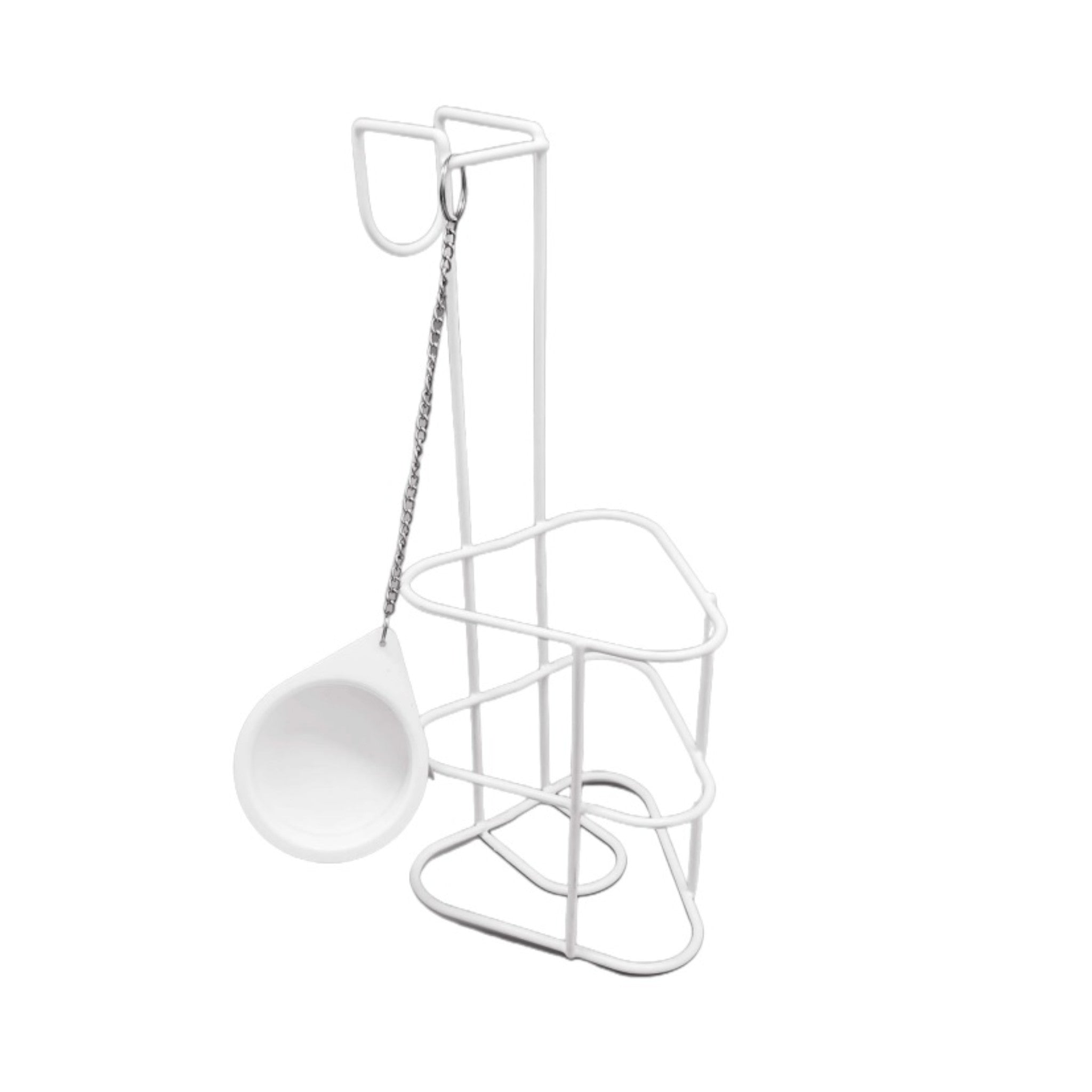 Urinflaschenhalter mit Kette und Deckel