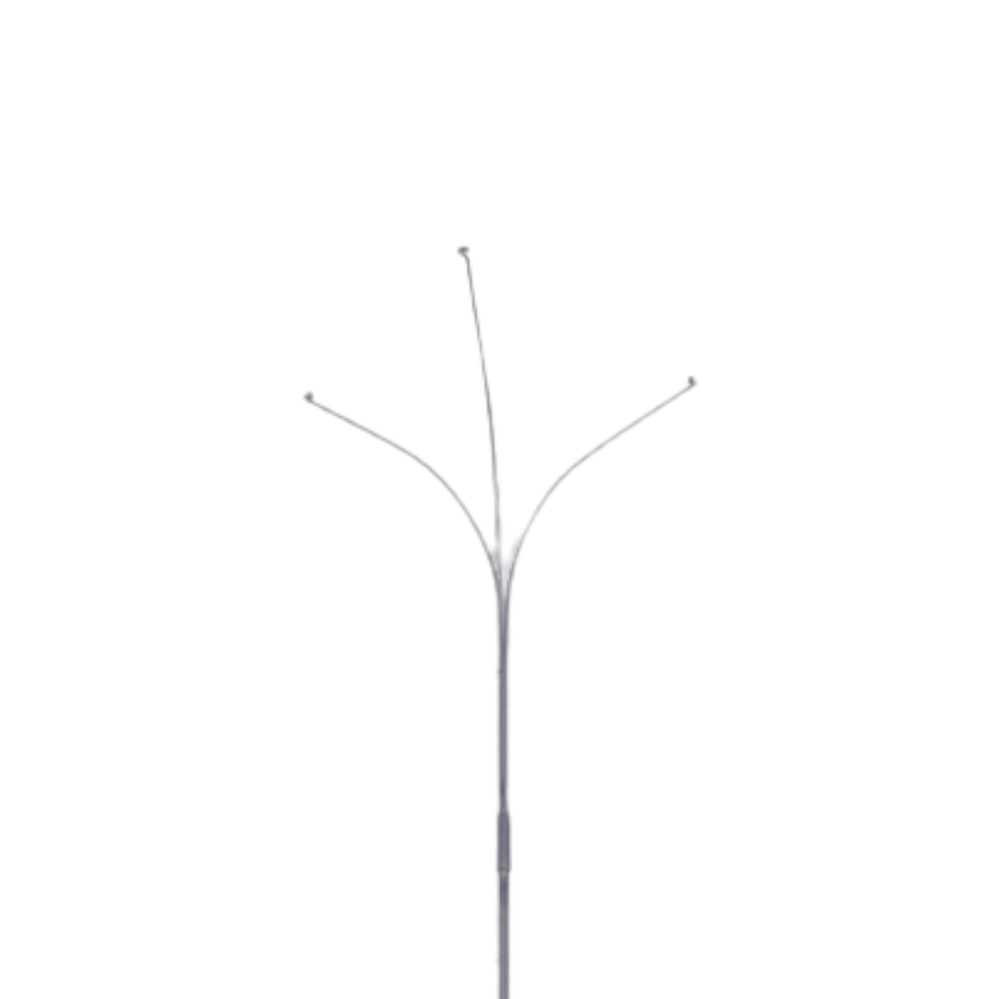 Polypengreifer mit runden Tellern, Teflontubus und Griff