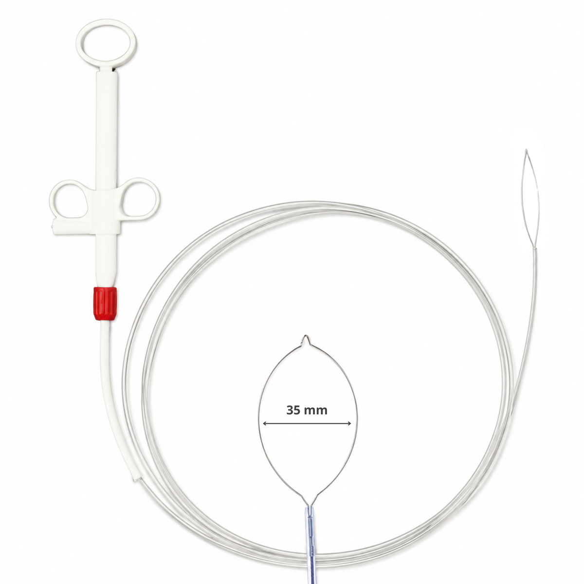 Polypektomieschlinge, multifil, oval, HF Anschluss Olympus