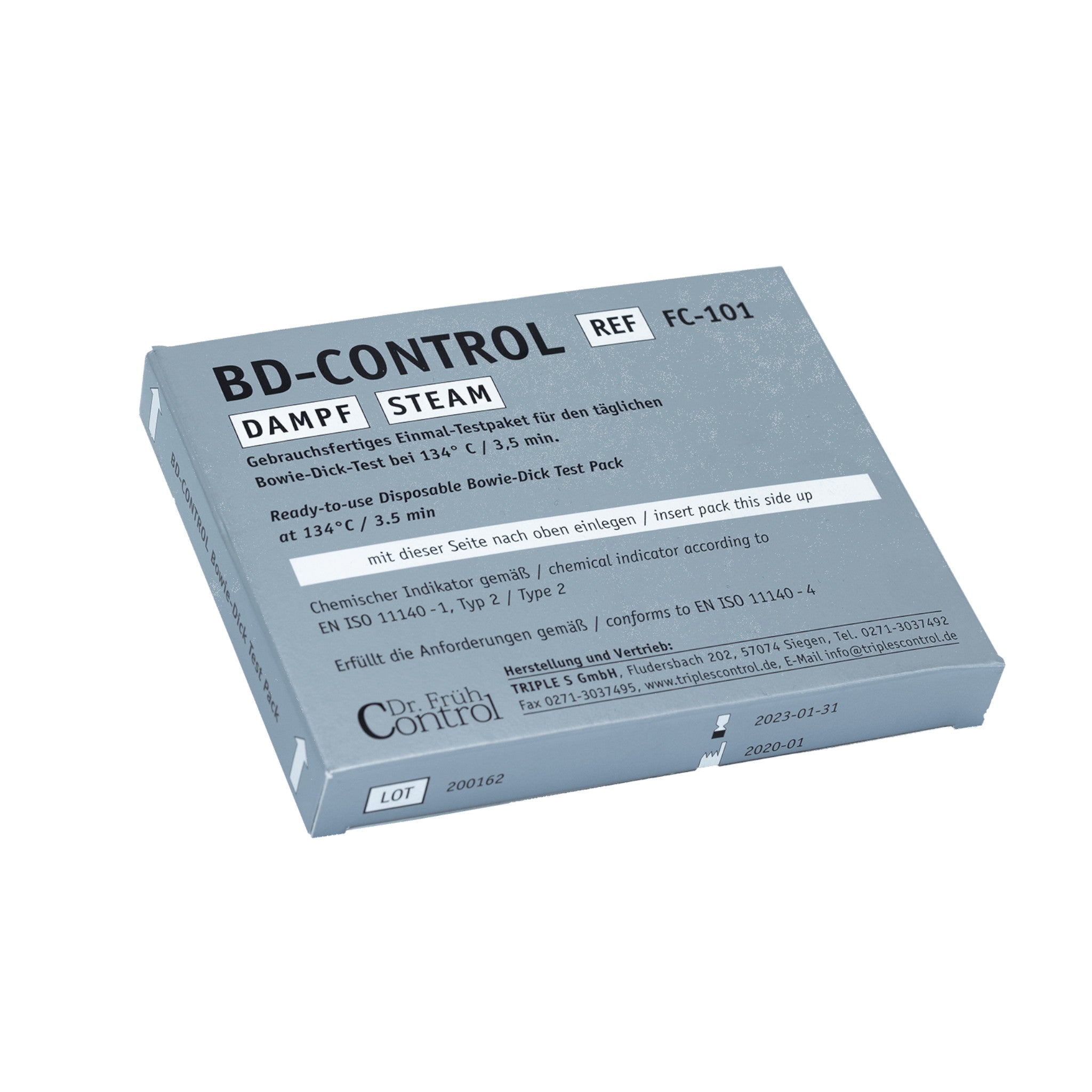 BD-CONTROL Bowie-Dick-Test