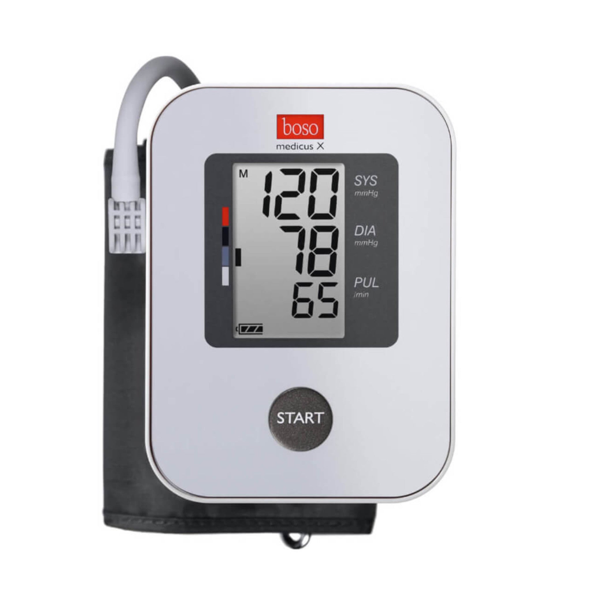 Oberarm-Blutdruckmessgerät boso medicus X mit Zugbügel-Klettenmanschette