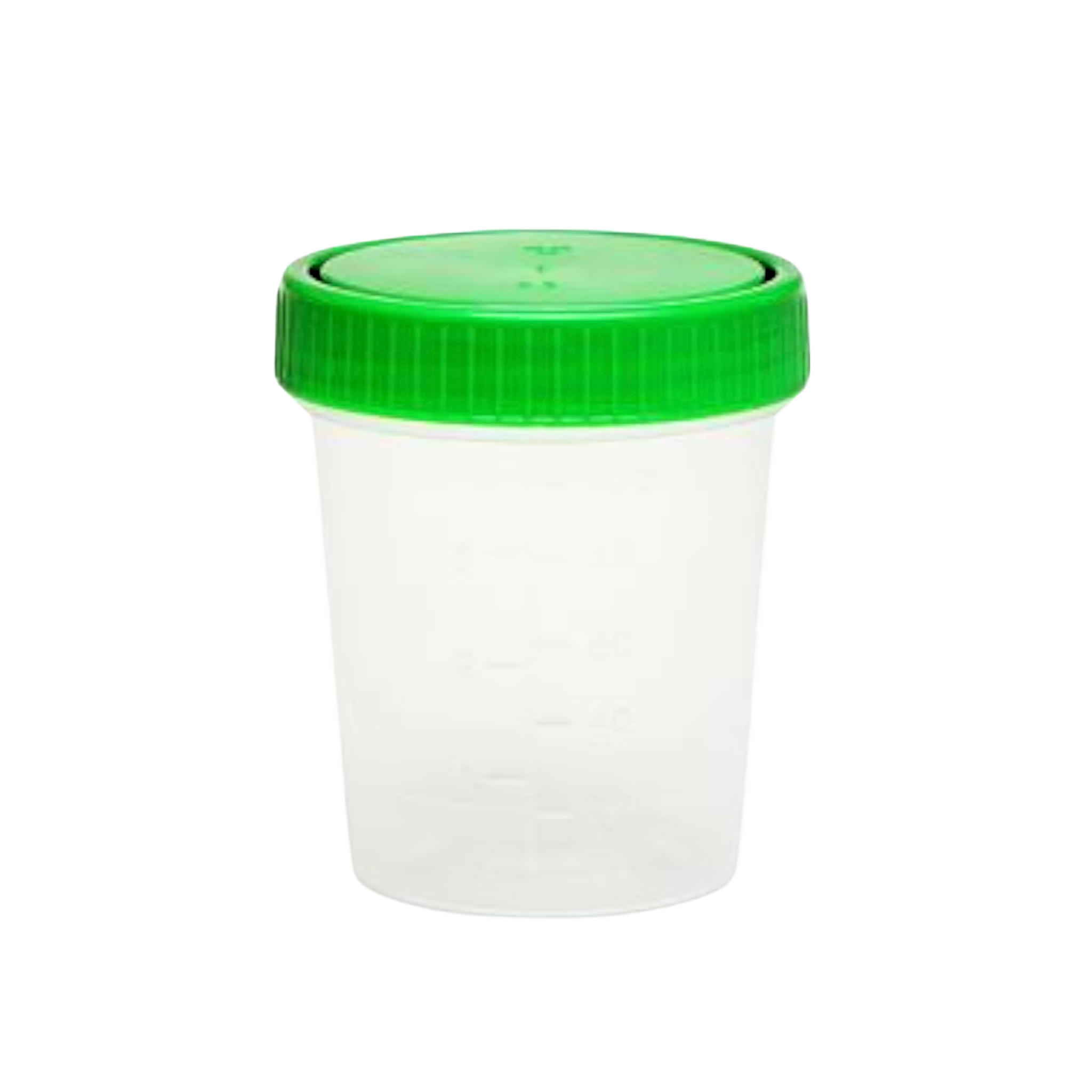 Probenbecher mit Schraubdeckel 100ml, grün