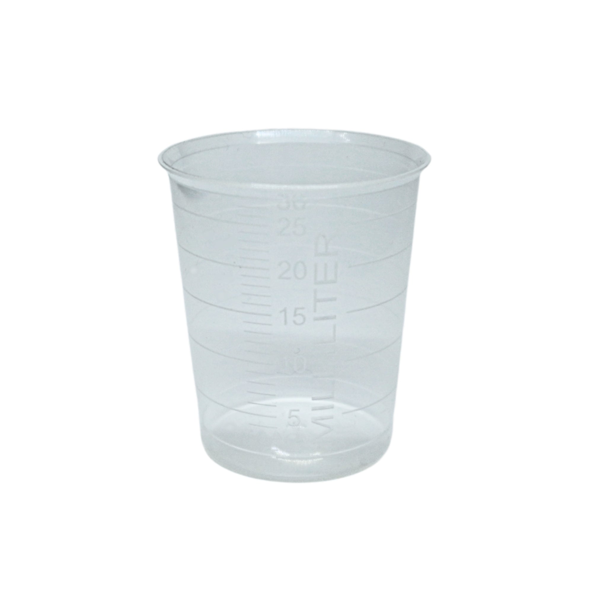 Medizinbecher 30 ml, graduiert Farbe: transparent