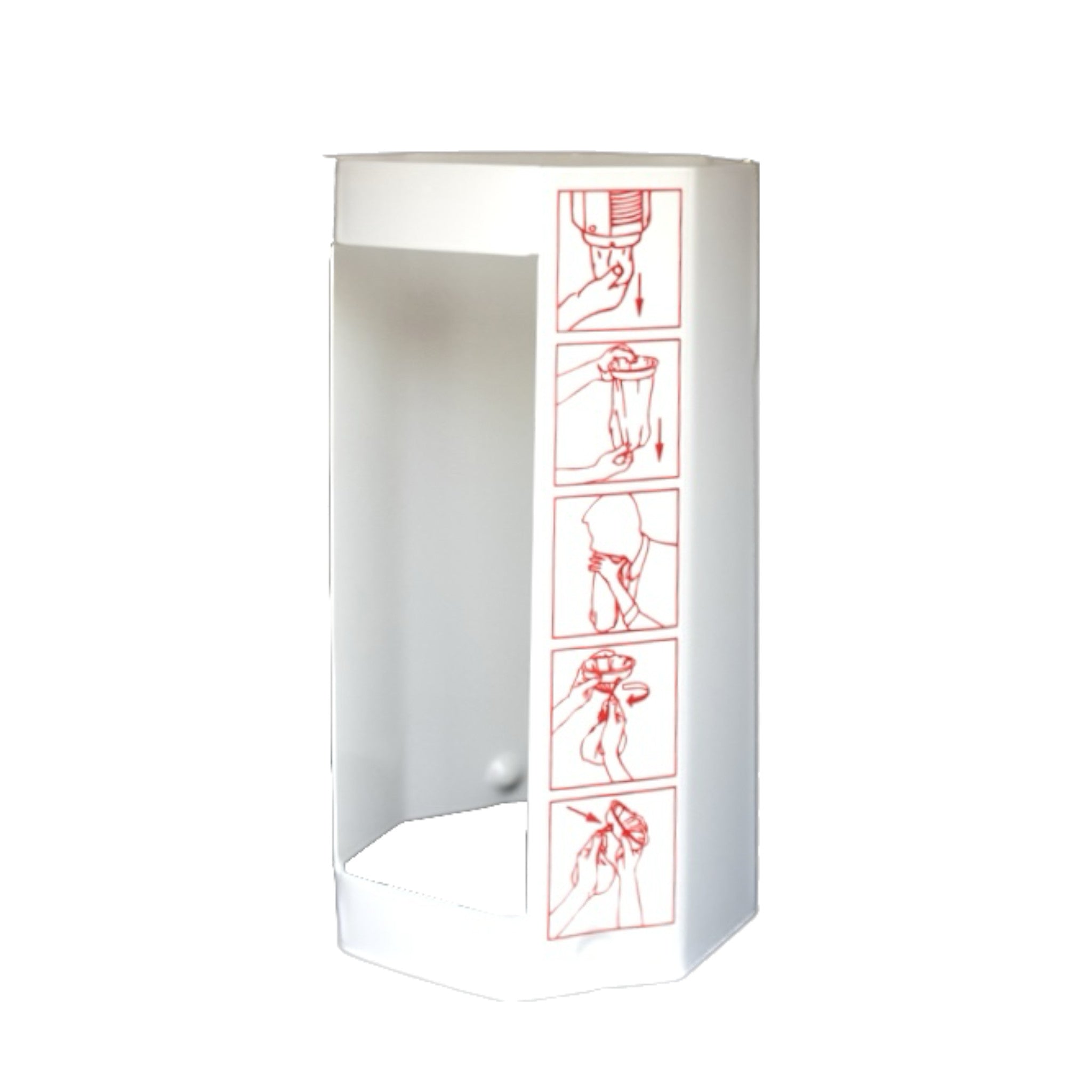 Metallspender für Spuckbeutel