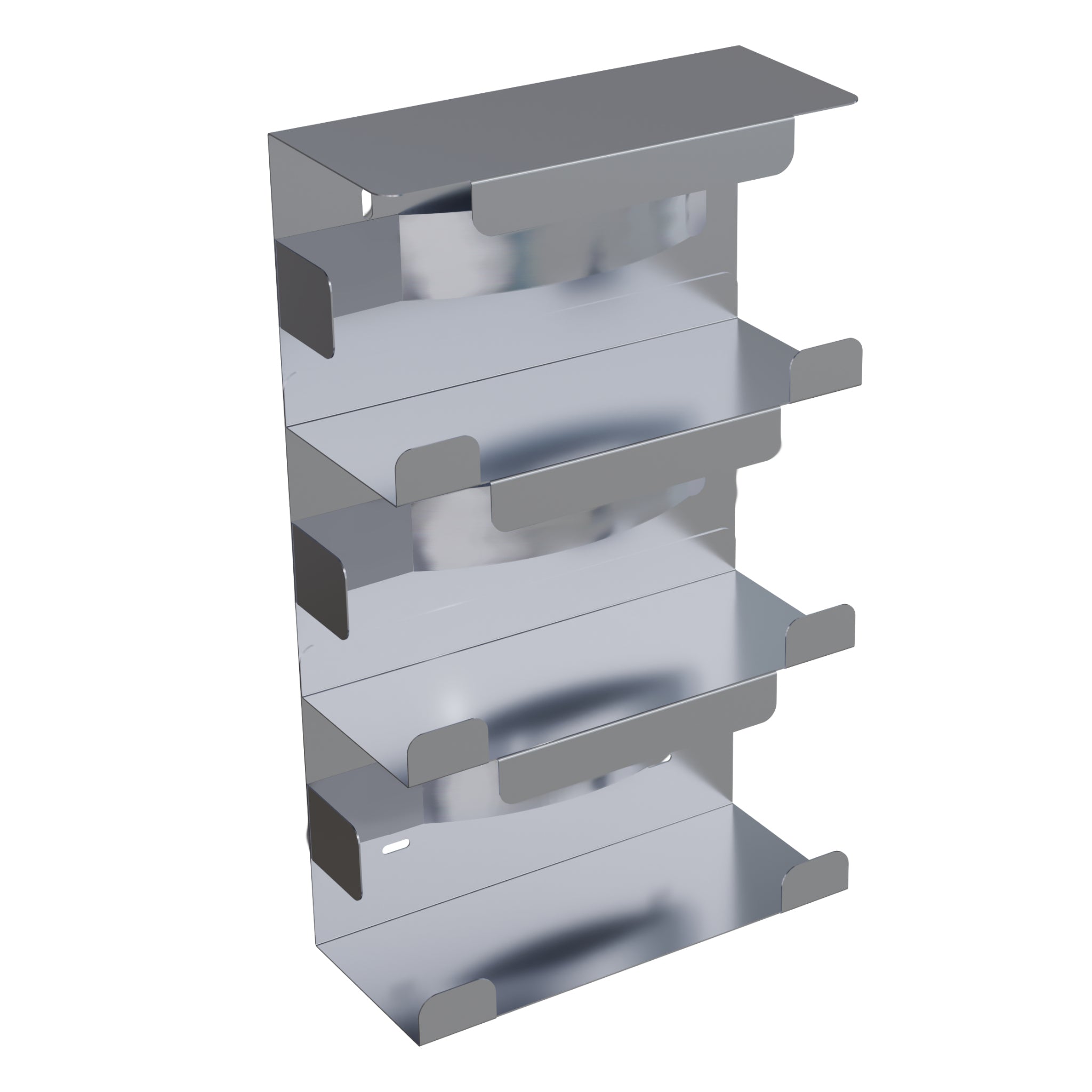 Edelstahl-Halterung FLEX für Handschuhboxen Trio