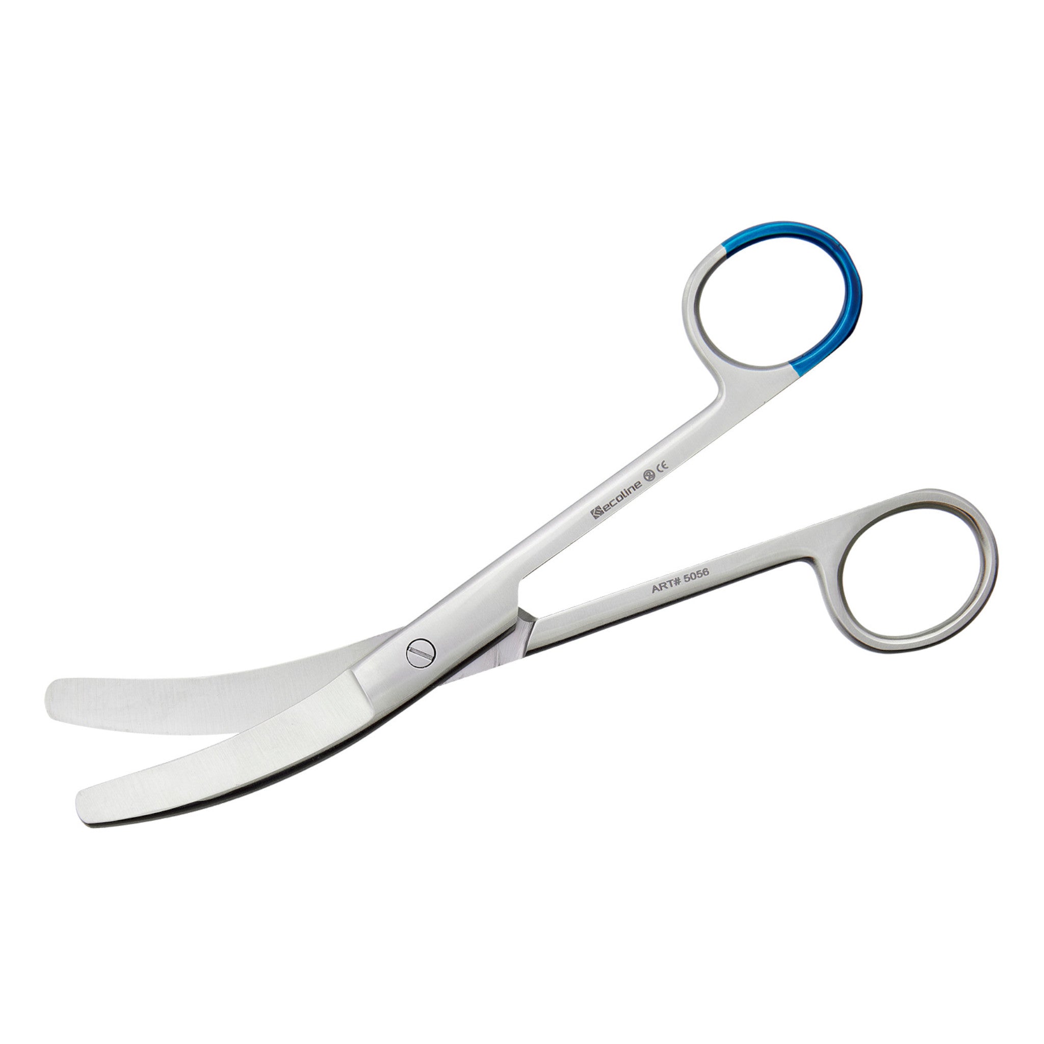 Nabelschnur-Schere nach Busch, seitweise gebogen, steril