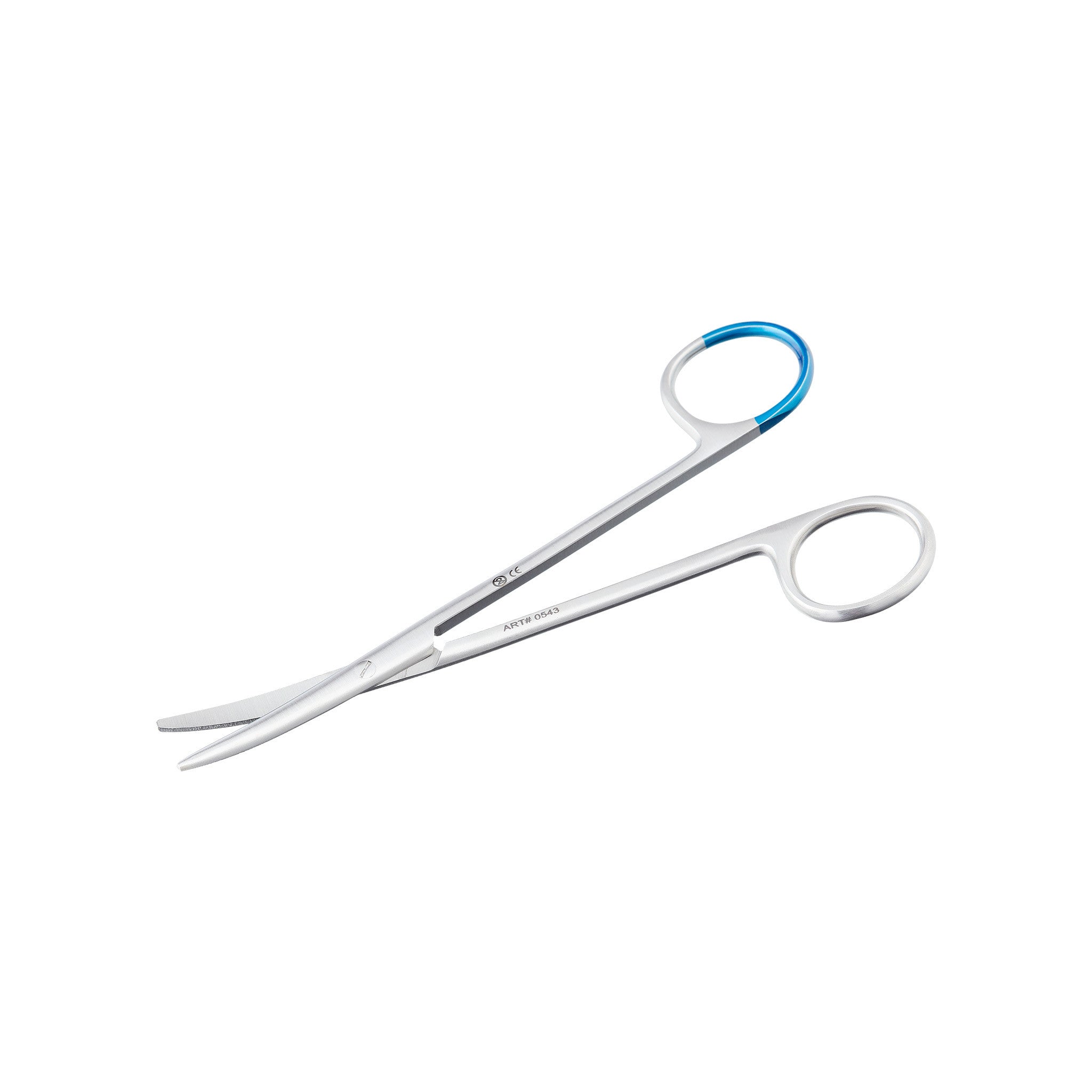 Schere, Metzenbaum, stumpf/stumpf gebogen, steril