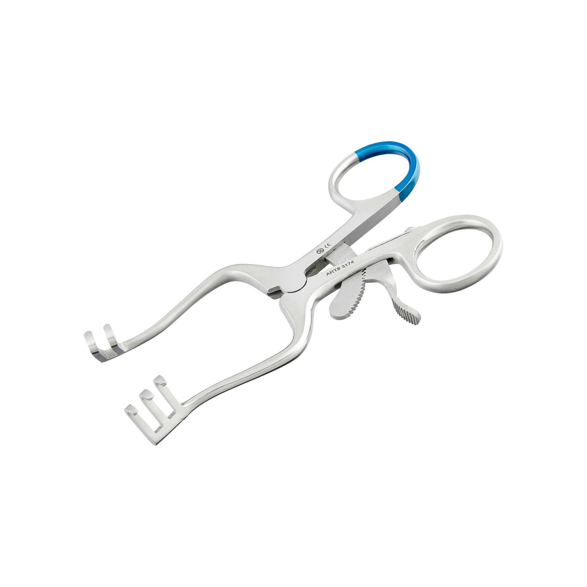 Wundspreizer, Weitlaner, gerade, stumpf, 3:2 Zähne, 11cm, steril