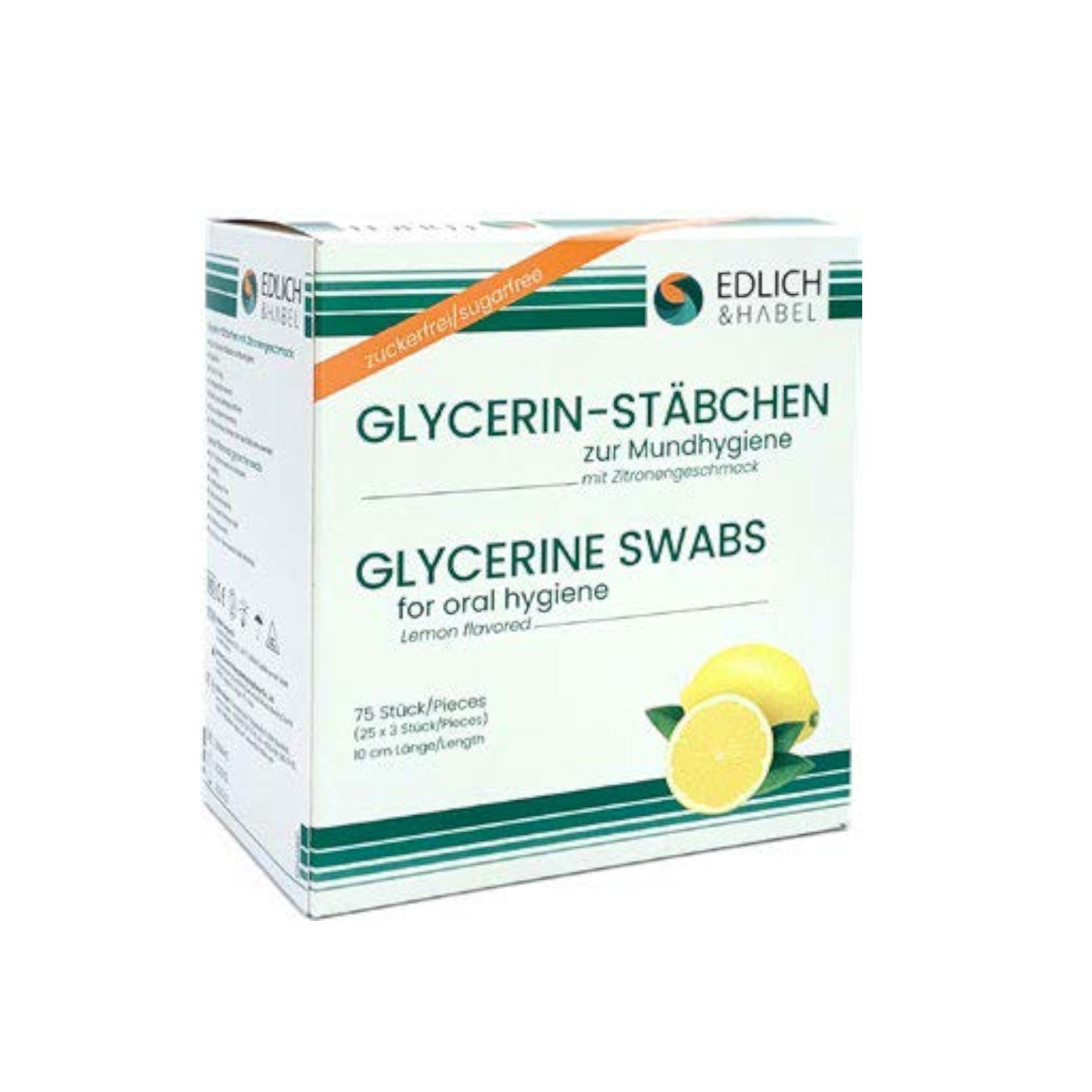 Lemon-Sticks, 100 mm Glycerin-Stäbchen