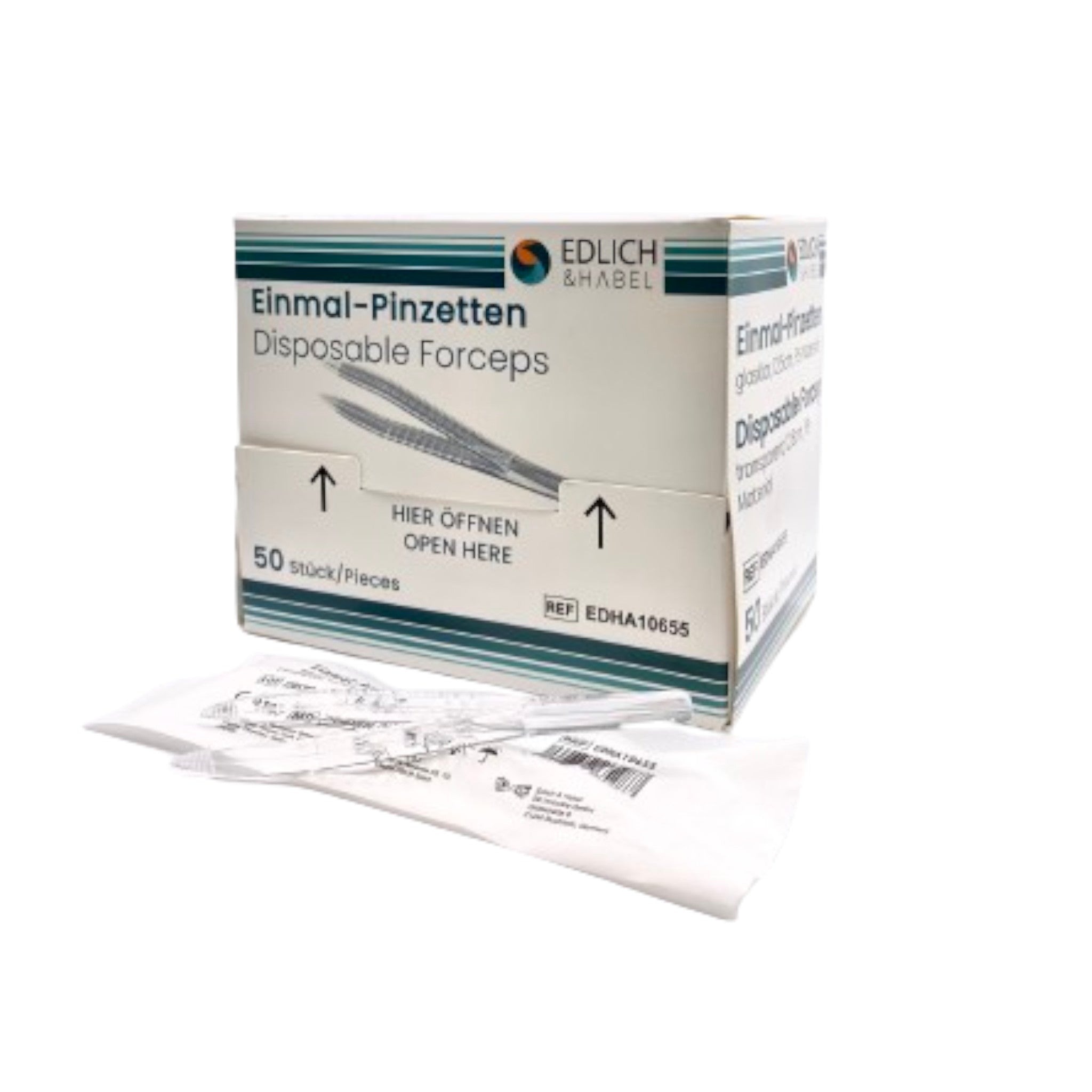 Einmal-Pinzetten, 12,5 cm, steril