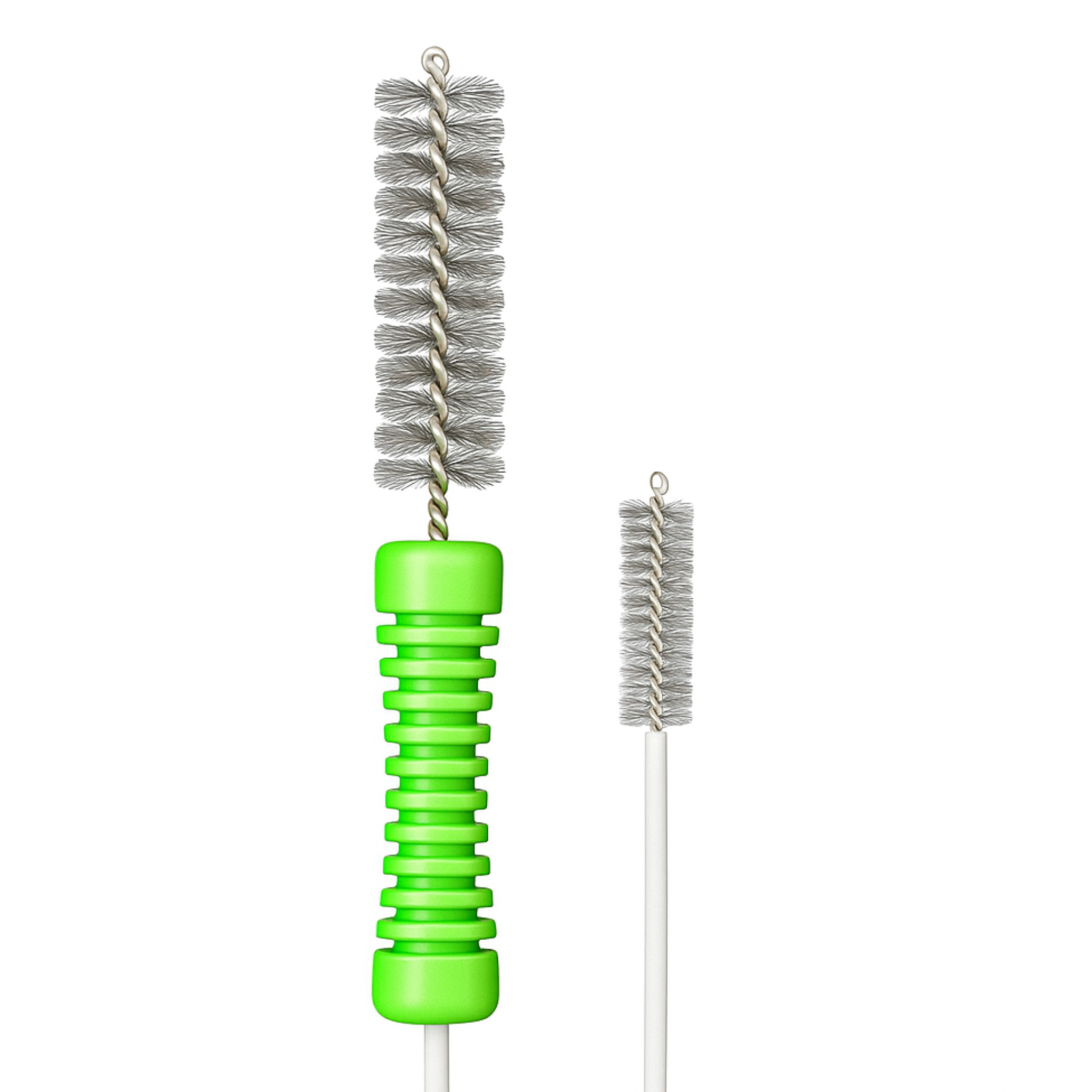 Doppel-Reinigungsbürste mit Kunststoffgriff