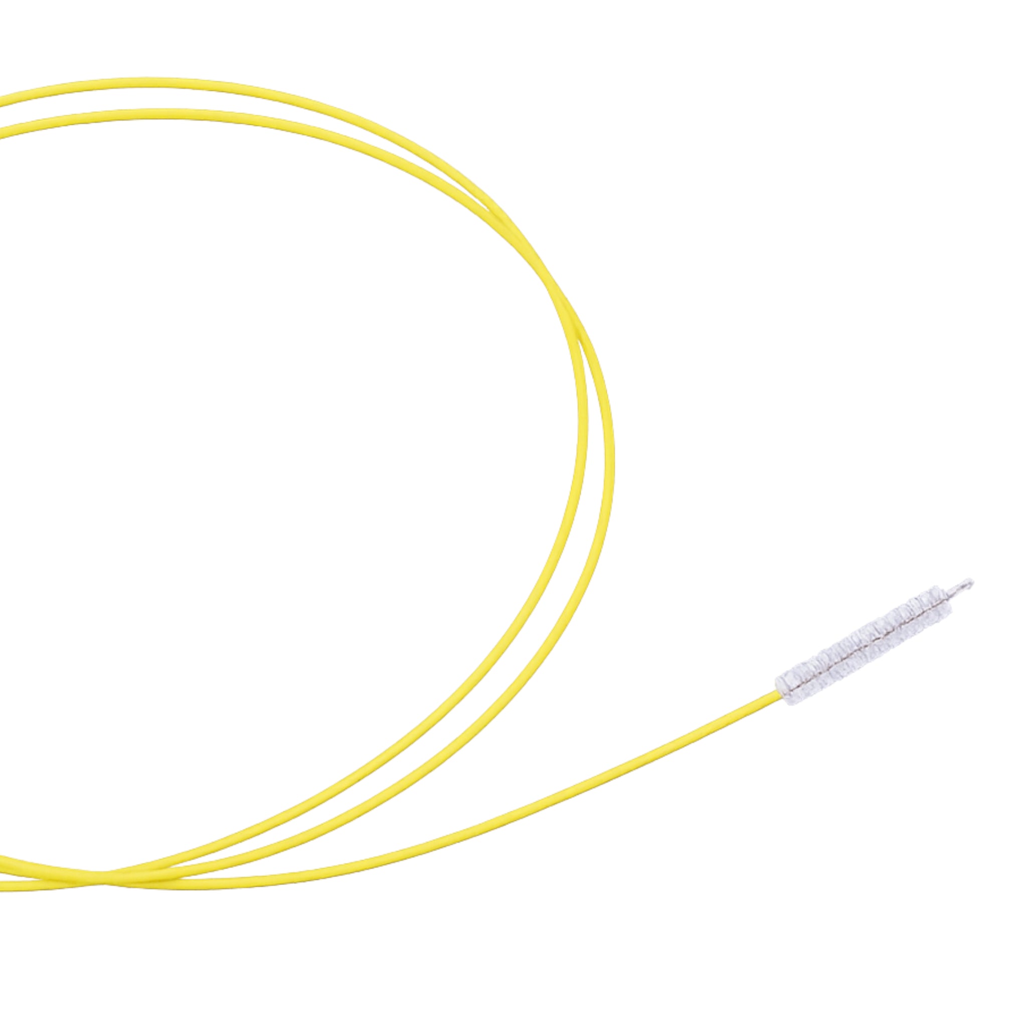 Bronchoskop-Reinigungsbürste mit Kugelkopf und Ringgriff