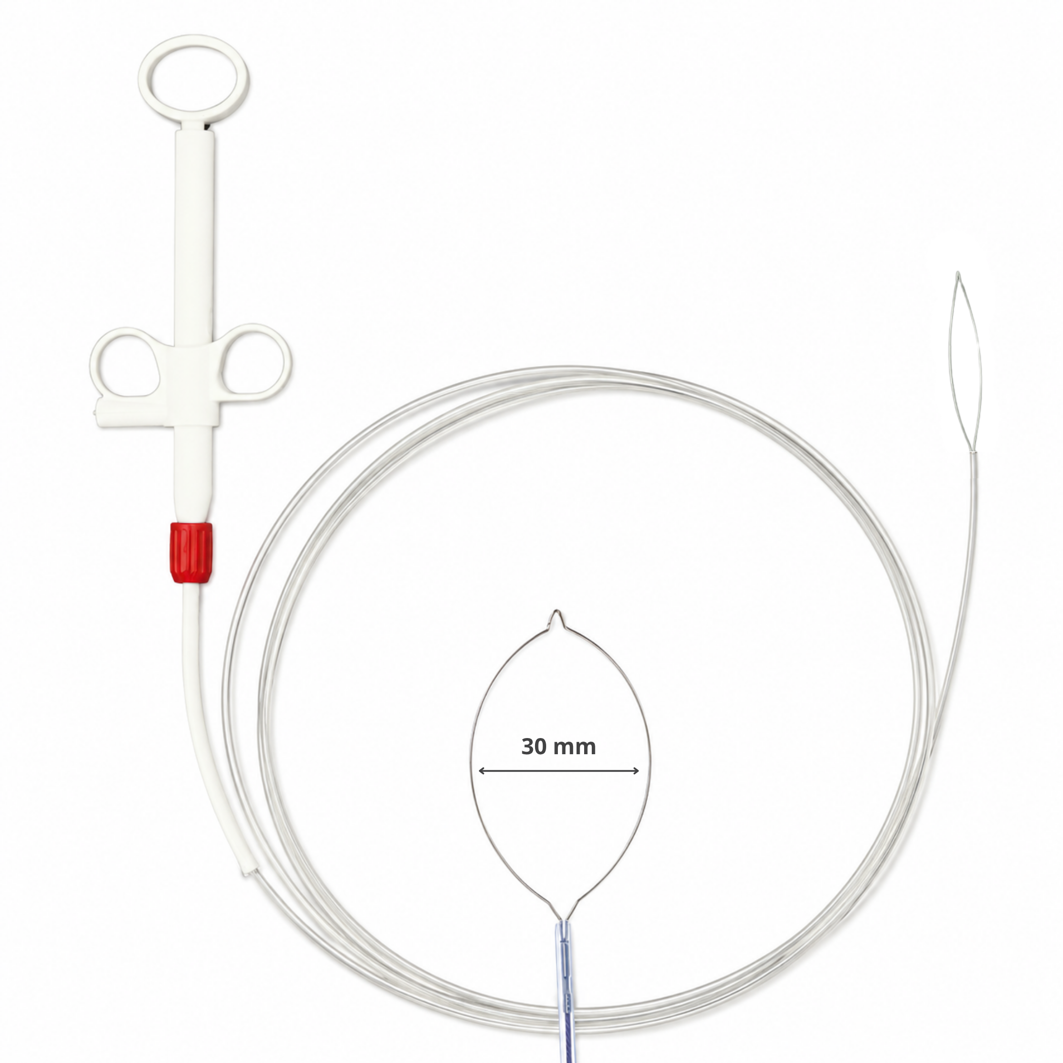 Polypektomieschlinge, multifil, oval, HF Anschluss Olympus