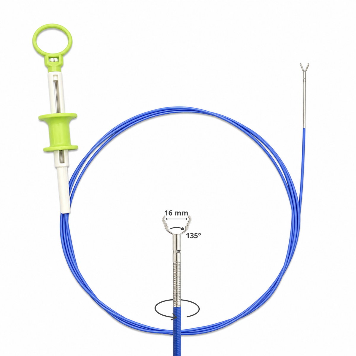 EndoSure Hämostase-Clip, besch., drehbar, repositionierbar, 135°, MRT