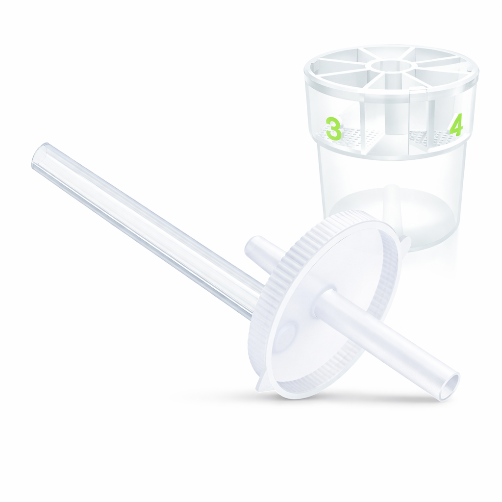 Polypenfalle mit vier Kammern