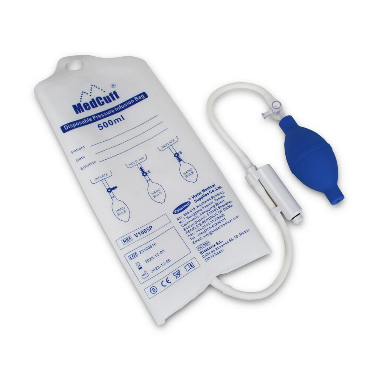 Einweg-Druckinfusionsmanschette 500 ml